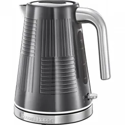 Электрочайник Russell Hobbs Geo Steel, 1.7л, металл, черный фото