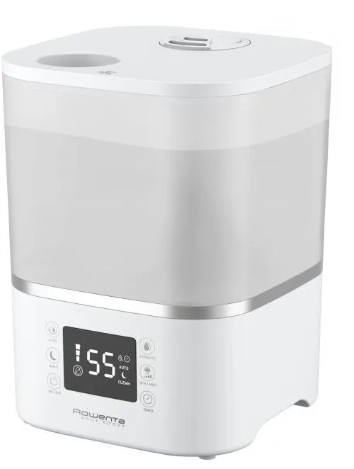 Увлажнитель воздуха Rowenta традиционное увл-ние Aqua Boost, 40м2, 2,5л, 380мл/ч, электр. упр-ние, авт. выкл, белый