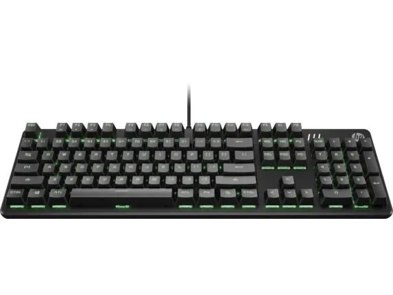 Клавиатура механическая HP Pavilion Gaming 550, 104key, Red Hybrid Switch, USB-A, EN/RU, RGB, чорний