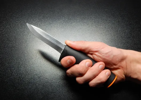 Нож общего назначения с чехлом Fiskars K40 фото №5