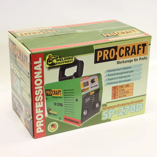 Заказать Инвертор сварочный Procraft SP-270D с доставкой