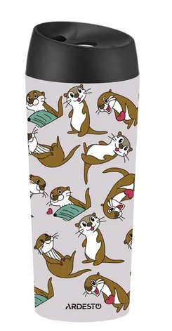 Термочашка ARDESTO Coffee Time Otter 450мл, нержавеющая сталь, бежевый фото