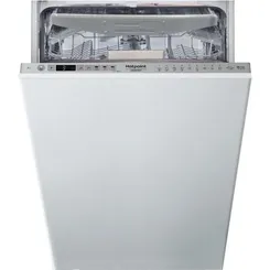 Посудомоечная машина Hotpoint встраиваемая, 10компл., A++, 45см, дисплей, 3я корзина, белый фото