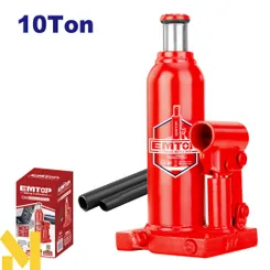 Домкрат пляшковий гідравлічний EMTOP EHJK1101 фото