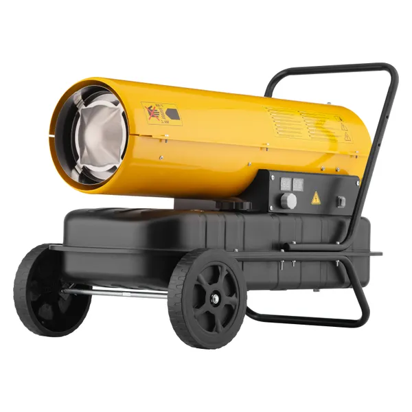 Тепловая пушка дизель/керосин 2E PowerHeat D30, прямого нагрева, 30кВт, 380м кв, 750м куб/ч, колеса, IPX4, жёлтый купить в Украине