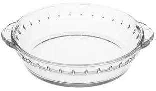 Форма для запікання ARDESTO Black Mars 22.3x4.7см, боросилікатне скло, кругла, прозорий