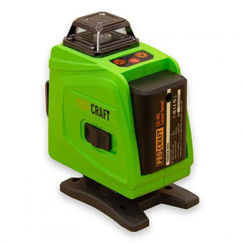 Лазерний рівень 5 променів Procraft LE-4G зелений діод відгуки
