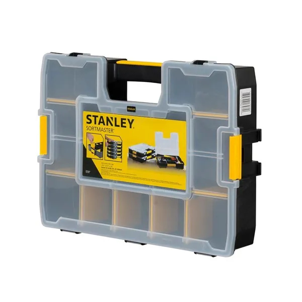 Органайзер Stanley Sort Master, 17 відділень, регульовані перегородки, 9х43x33см, пластик