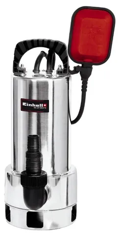 Насос дренажний Einhell GC-DP 9035 N, 900 Вт, 18000 л/г, вис. 9 м, глиб. 5 м, корпус нержавіюча сталь, 5.95 кг фото