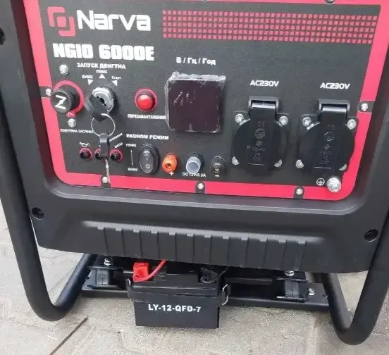 Генератор бензиновый 6 кВт однофазный инверторный Narva NGI-6000E с электростартером заказать