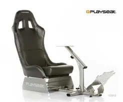 Кокпіт з кріпленням для керма та педалей Playseat Evolution - Black фото