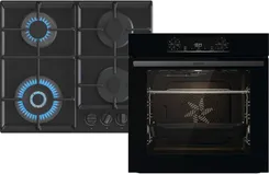 Комплект Gorenje (духовка электрическая BO6735E05B + поверхность газ на стекле GTW641EB), 743549, чорн фото