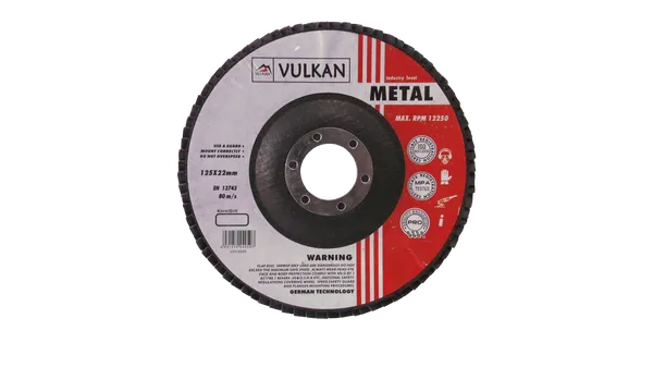 Круг пелюстковий тарілчастий 125*22 Р-60 конич. серії Profi (UA)