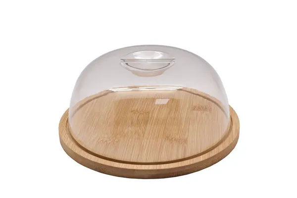 Блюдо з кришкою ARDESTO Midori, 18.5х1х7.8см, бамбук, пластик