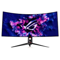 Монітор Asus 39" ROG Swift PG39WCDM 2xHDMI, DP, USB-C, 4xUSB, Audio, OLED, 3440x1440, 21:9, 240Hz, 0.03ms, DCI-P3 99%, CURVED, AdaptiveSync, HAS, HDR400 фото