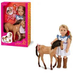 Лялька Our Generation Шеллі з лошам Аппалуза та аксесуарами 46см фото