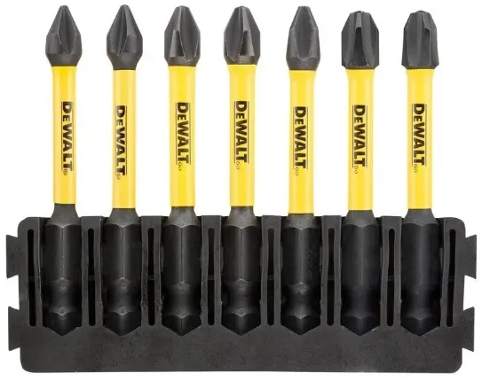 Биты DeWalt FlexTorq 57 мм Рh1 Рh2 Рh3 набор 7шт цена в Украине