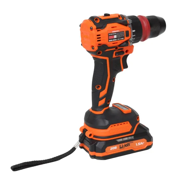 Заказать Бесщеточный аккумуляторный шуруповерт Rebiner RAD-18BL DFR в кейсе (2 АКБ) с доставкой