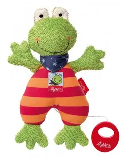 Мягкая игрушка sigikid Лягушка 27см фото