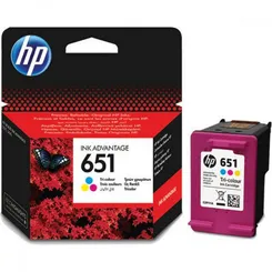 Картридж із друкуючою головкою струменевий HP No.651 DJ Ink Advantage 5575/5645/OfficeJet 202 Tri-color (300 стор) фото