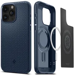 Чохол Spigen для iPhone 15 Pro, Mag Armor MagFit, Navy Blue фото