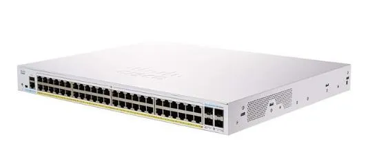 Коммутатор Cisco CBS250 48xGE, PoE, 4x1G SFP, Smart