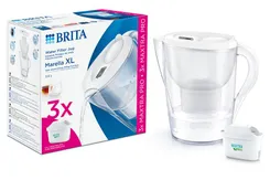 Фільтр-глечик Brita Marella XL Memo MXPro 3.5л (2л очищеної води) з фільтр-картриджем 3шт, білий фото