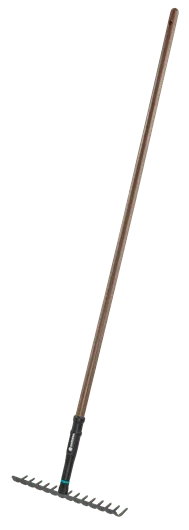 Граблі металеві з ручкою Gardena NatureLine, 36 см фото