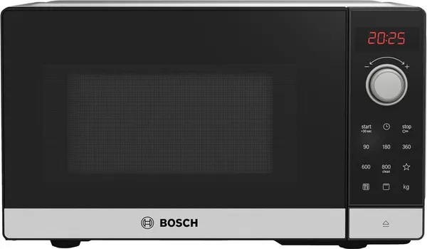 Микроволновая печь Bosch, 20л, электронное управление, 800Вт, гриль, дисплей, черный