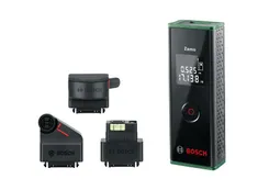 Далекомір лазерний Bosch Zamo SET, 0.15–20м,  ±3мм, + 3 адаптера фото