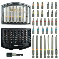 Набір біт 56 шт Procraft BS-56 для шуруповерта в кейсі фото