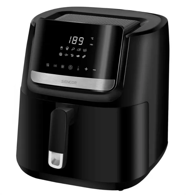 Мультипечь Sencor Vita, 1600Вт, чаша-6.5л, сенсорное управл., 8 программ, нерж. сталь, пластик, черный
