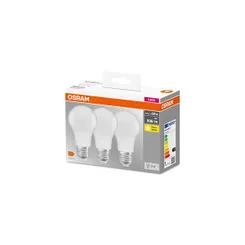 Набор ламп 3шт OSRAM LED E27 8.5Вт 2700К 806Лм A60 фото