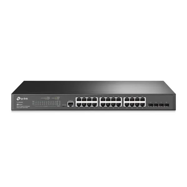 Коммутатор TP-LINK SG3428 24xGE, 4xSFP, Керований L2