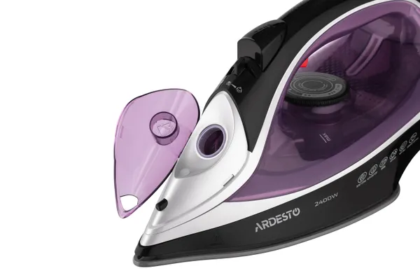 Купить Утюг Ardesto IR-B2234, 2400Вт, 350мл, паровой удар-120гр, керам. подошва, феолетово-чёрный