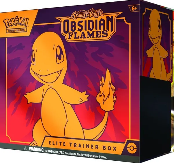 Колекційна карткова гра Pokemon: SV03 Obsidian Flames Elite Trainer Box