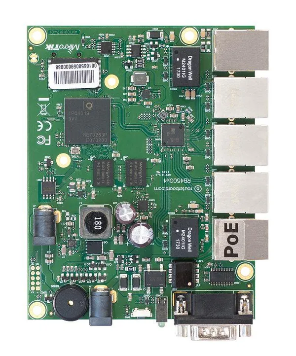 Маршрутизатор MikroTik RouterBOARD RB450Gx4