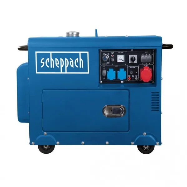 Генератор дизельный Scheppach SG5200D, 4,8/5 кВт фото №3