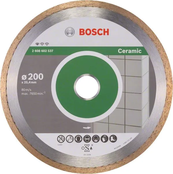 Диск алмазний Bosch Standard for Ceramic, 200х25.4мм