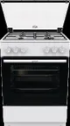 Плита Gorenje  газова, 72л, 60x60см, емальовані, з кришкою, білий