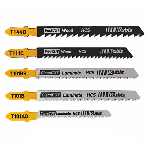 Пилки для лобзика 5 шт (дерево, ламинат) Kubis 07-07-0001 цена в Украине