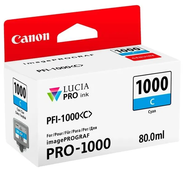 Чернильница Canon PFI-1000C (Cyan)