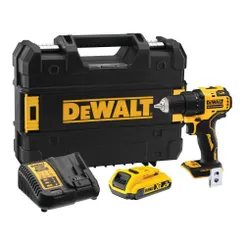 Дрель-шуруповерт DeWalt бесщеточная XR Li-Ion 18В акб 1х2А·час 65Нм 450-1650об·мин патрон 13мм ЗП кейс 1.1кг фото