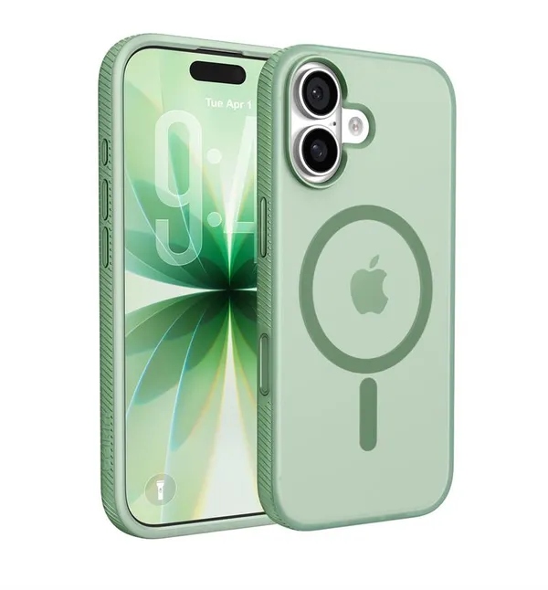 Чехол Belkin для iPhone 17, Magnetic Protective Grip, Sage