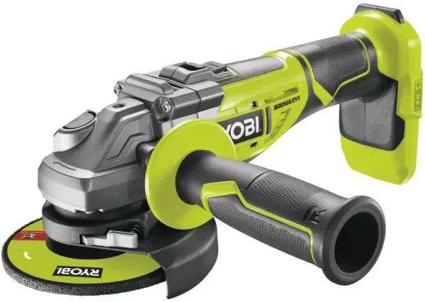 Шліфмашина кутова акумуляторна Ryobi R18AG7-0 безщіткова 125мм ONE+ 18В 11000об·хв 2.2кг без АКБ та ЗП