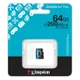Карта пам'яті Kingston microSD   64GB C10 UHS-I U3 A2 V30 R200MB/s