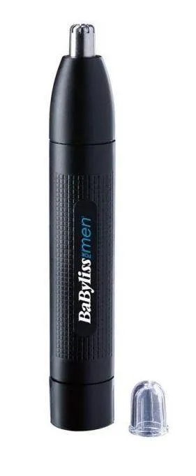 Тример Babyliss, для носа, батарейки АА, в компл., сталь, синій