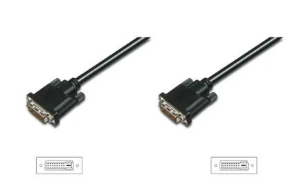 Кабель ASSMANN DVI-D dual link (AM/AM) 3.0м, черный