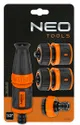Набор для полива Neo Tools 1/2", ороситель ручной прямой, 2 коннектора для шланга, коннектор для крана 1/2"-3/4" отзывы