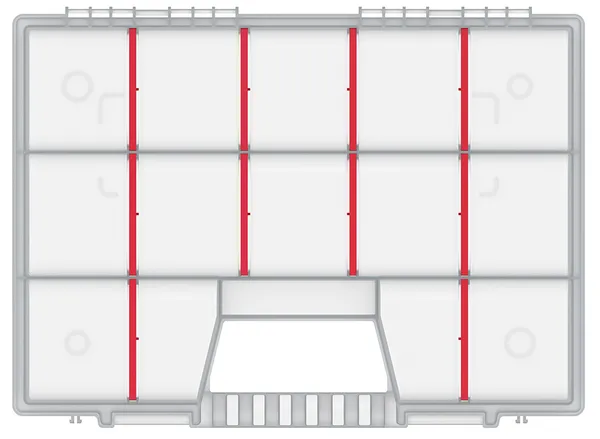 Органайзер Kistenberg NORT, 10 перегородок, 16", 39*29*6.5см, поліпропілен купити в Україні